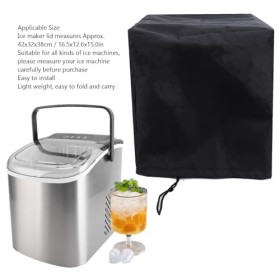 Couvercle de Machine à Glaçons pour Machine à Glaçons de Comptoir, Imperméable et Anti-Poussière Housse Anti-Poussière pour M