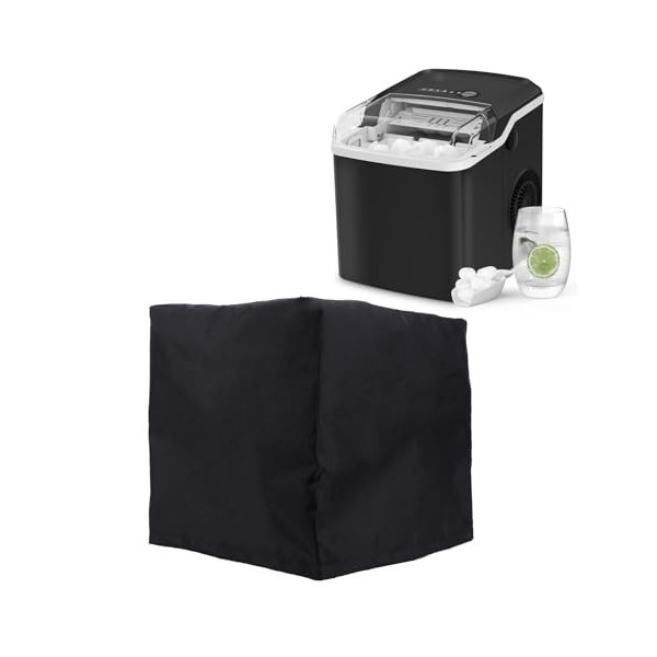 Topiky Housse de Machine à Glaçons, 42 X 32 X 38 Cm, Housse de Machine à Glaçons, étanche à la Poussière, Housse Anti-poussiè