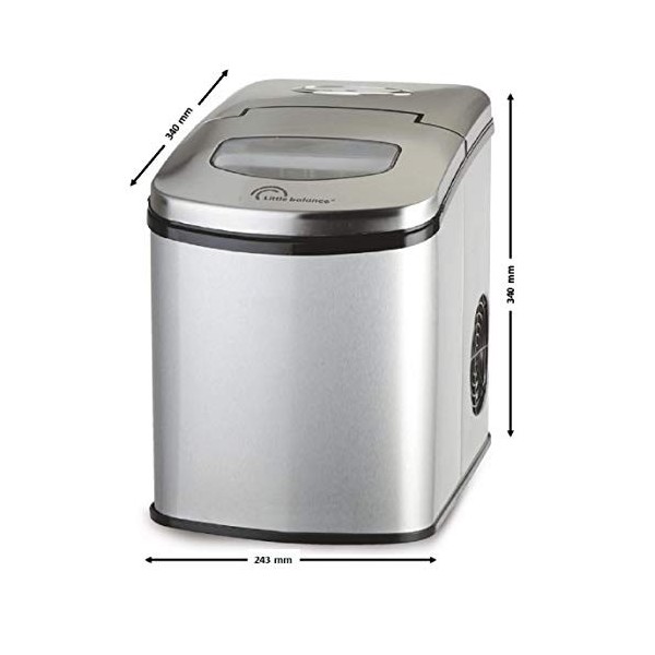 LITTLE BALANCE 8373 Happy Glaçons - Machine à Glaçons - 2 tailles de glaçons - Sans installations -1er Glaçons en 8 minutes