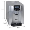 Machine À Glaçons 140w 12kg/24h Et Distributeur Deau Silver - HZB12EAU