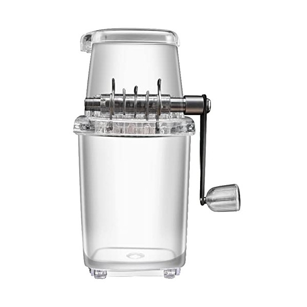 CosyCaya Ice Crusher Broyeur à glace manuel 1,25 l Moulin à glace Chopper, Fournitures ménagères, Fournitures dété