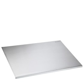 Zassenhaus Plan de travail de cuisine en acier inoxydable 60 x 50 cm, avec graduation pratique des bords en cm, bord darrêt 