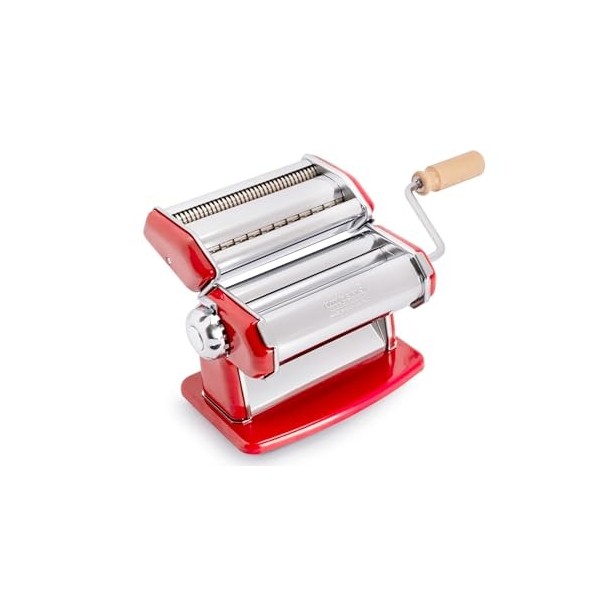 Imperia IPasta Ligne Classique. Machine à pâtes. 100% Fabriqué en Italie. Machine à pâtes fraîches en acier. Laminoir manuel