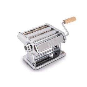 Imperia Titania. Machine à pâtes avec coupes intégrées. Fabriqué en Italie. Machine à pâtes fraîches en acier. Laminoir manue