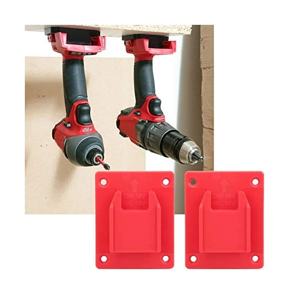 Base de support de machine à outils électriques, 2 pièces 3,7 x 3 x 0,8 pouces plaque de support de machine à outils électriq