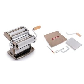Imperia IPASTA Rugueuse Ligne Gourmet Machine à Pâtes rugueuse Fabriquè en Italie. Machine à pâtes fraîches en acier inox. La