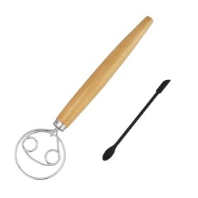 Machine à pétrir la pâte, fouet danois pour une pâte parfaite en un rien de temps - Fouet à pâte de haute qualité comme acces