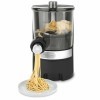 H.Koenig Machine à pâtes HOMY90, 600g de pâte, 375ml deau, 6 programmes automatiques sans gluten, 7 moules à pâtes: Spaghett