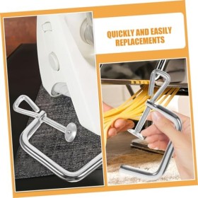 FELTECHELECTR Lot de 2 accessoires pour machine à pâtes - Clip pour machine à pâtes - Pièce de rechange réglable - Pince pour