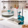 VEVOR Presse à Pâtes 24 cm Diamètre Machine à Pizza Manuelle avec Plateau en Acier Inoxydable Formeuse à Pizza Domestique Hau