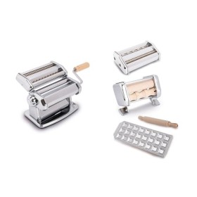 Imperia Fabbrica della Pasta Ligne Classique. Coffret cadeau. Machine à pâtes avec accessoires. Made in Italy. Kit composé: m
