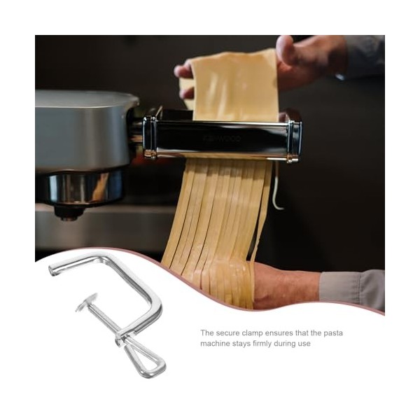 Kichvoe Poignée de rechange pour machine à pâtes - Pinces de fixation pour machine à pâtes manuelle - Clip de fixation pour m