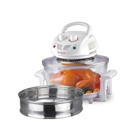 Beper BF.640 - Four ventilé multifonction 12L Anneau de rallonge pour capacité totale 18L Minuterie 60 minutes Température ré