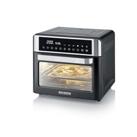 SEVERIN Mini-Four et Friteuse à Air chaud 12 en 1, Four posable 25 L, Mini four Grande capacité Multifonction 2 200 W avec Ec