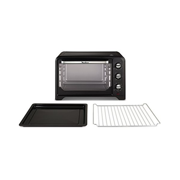 Moulinex Optimo OX484810 - Four à convection de 39 L, 6 modes de cuisson avec thermostat jusquà 240 ° et minuterie jusquà 1