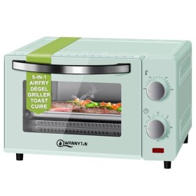 WANNYTON Mini Four 10L, 650W, Four Électrique avec Minuterie Réglable Jusquà 60 min, Température entre 100-230°C, Grille de 