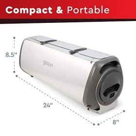 GOSUN Fusion Four solaire – Gril électrique hybride | Four portable et cuisinière solaire haute capacité | Four intérieur ou 