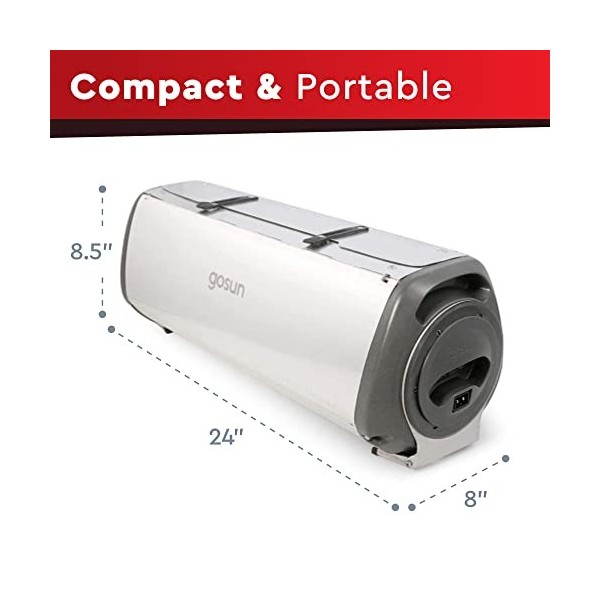 GOSUN Fusion Four solaire – Gril électrique hybride | Four portable et cuisinière solaire haute capacité | Four intérieur ou 