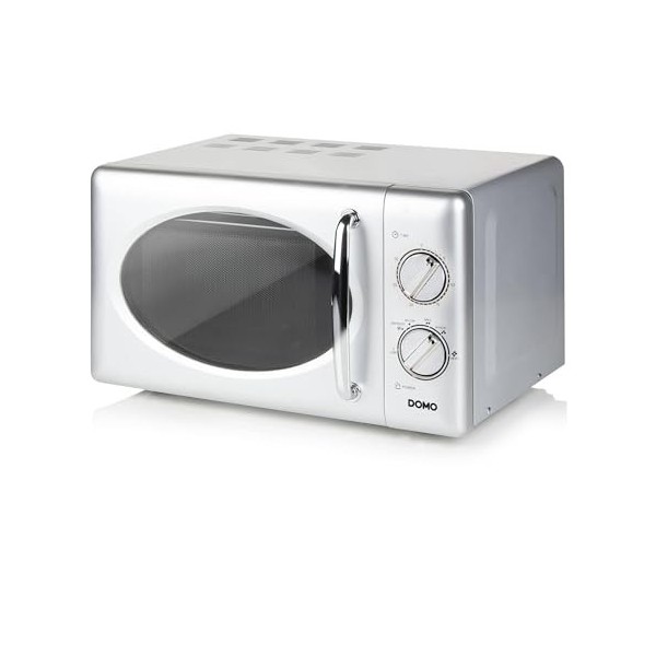 DOMO DO3025 Four à micro-ondes solo - 25 L - 900 W - argent