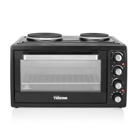 Tristar Four à convection avec 2 plaques chauffantes, Capacité : 38 L, 3100 W, Plaque de cuisson et gril, 90-230 ⁰C, adapté p