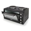 Tristar Four à convection avec 2 plaques chauffantes, Capacité : 38 L, 3100 W, Plaque de cuisson et gril, 90-230 ⁰C, adapté p