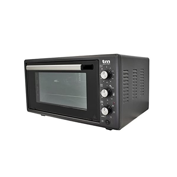 TM Electron TMPHO045 Four à convection de table, 6 fonctions, capacité de 45 litres, minuterie 90 minutes, température réglab