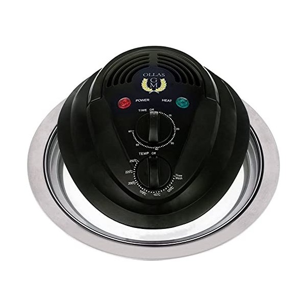 Cecotec Tête de Four Ollas compatible avec les autocuiseurs GM de 6 L, Thermostat Réglable jusquà 250 ºC, Minuterie 60 min,