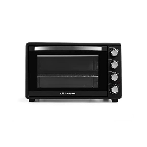 Orbegozo HCI 5045 - Four électrique de table, thermostat réglable, minuterie, témoin lumineux, 45 litres, 2000 W, [Exclusive 