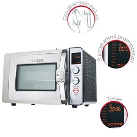 ARDES - Four à pression 30 Litres - Four à pression électrique avec 9 programmes de cuisson avec minuterie, double vitrage av