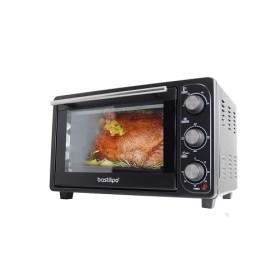 Bastilipo - Four de bureau de 23 litres, 1500 W, minuteur, modèle Roma Black
