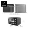 Taurus - Four Électrique Horizon 30 | 1500W | 30L | 5 Modes de Cuisson | Minuterie 90 Min | Convection & Gril | Accessoires I