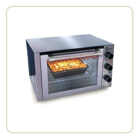 LITTLE BALANCE 8516 Four Quartz Pro 1050C, Four électrique Turbo Quartz, Mutifonctions, 1800 W, Tout Inox, Fabrication 100% f