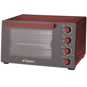 Tognana Iridea, Four électrique 45 L, Verre aluminium-rouge