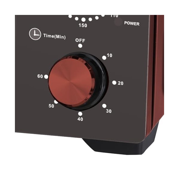 Tognana Iridea, Four électrique 35 L, Verre aluminium-rouge