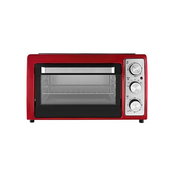 TKG 2031 CR BK - Mini-four avec convection et rôtisserie - 28L - 1500W - 100-230°C - Noir