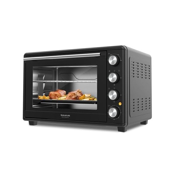 Taurus - Four Électrique Horizon 45 | 2000W | Capacité 45L | 15 Modes de Cuisson | Minuterie 90 Min | Système Stay On | Sécur