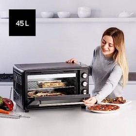Taurus - Four Électrique Horizon 45 | 2000W | Capacité 45L | 15 Modes de Cuisson | Minuterie 90 Min | Système Stay On | Sécur