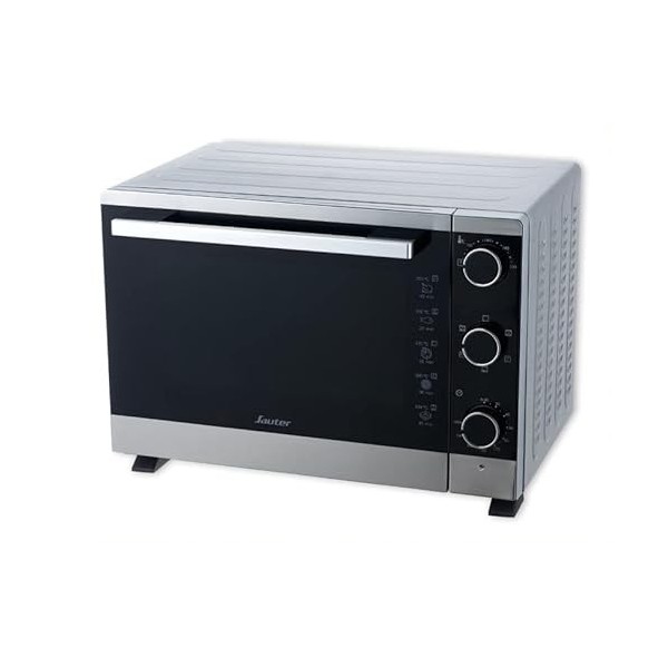 SAUTER SMF30MX – Mini four Multifonction – Capacité 30L – 5 positions de cuisson – 1500W – Chaleur tournante – Accessoires : 