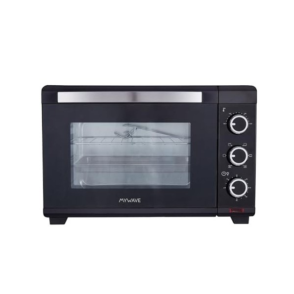 My Wave - Four de Table - Capacité de 25 L - Four Électrique de 1600W - Idéal pour Gratiner, Rôtir et Griller - Contrôle de T