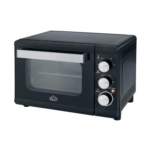 DCG MBN24 Multifour 1380 W 24 litres Minuterie 60 minutes avec alarme Thermostat réglable de 100° à 230°C 4 résistances en ac