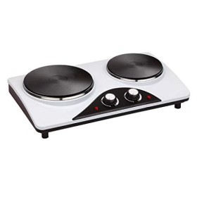 Cuisine portable à deux brûleurs, parfaite pour cuisiner plusieurs plats en même temps. Son design compact offre une expérien