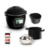 Moulinex Cookeo Wi-Fi 10-en-1, Multicuiseur, 10modes de cuisson, Cuisson sous pression, Etapes détaillées, CE96G810 + Extra C
