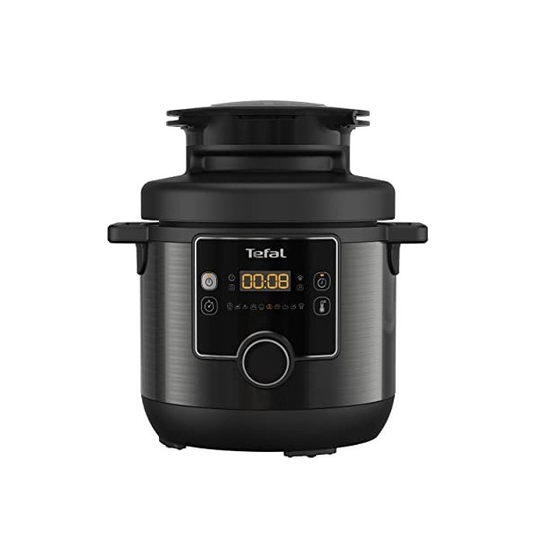 Tefal CY7788 Turbo Cuisine & Fry Multicuiseur | Autocuiseur et friteuse à air chaud | 14 programmes de cuisson automatiques |
