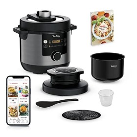 Tefal CY7788 Turbo Cuisine & Fry Multicuiseur | Autocuiseur et friteuse à air chaud | 14 programmes de cuisson automatiques |