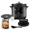 Moulinex CE7788 Turbo Cuisine et Fry Multicuiseur, Couvercle Turbo-Crisp multifonction, 15 programmes automatiques, Cuisson s