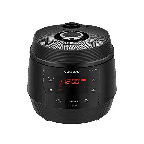 CUCKOO CMC-QAB549S Premium 8 en 1 Multicuiseur ICOOK Q5 avec 10 modes préprogrammés, Noir