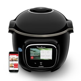 Moulinex Cookeo Touch Wifi Multicuiseur intelligent, Cuve 6 L, Haute pression, Guide pas à pas, 250 recettes intégrées, Appli