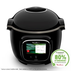 Moulinex Cookeo Touch Wifi Multicuiseur intelligent, Cuve 6 L, Haute pression, Guide pas à pas, 250 recettes intégrées, Appli