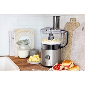 Russell Hobbs Robot de cuisine [Multifonction: hache/coupe/râpe] Compact Home design peu encombrant, 2 vitesses, fonction pu