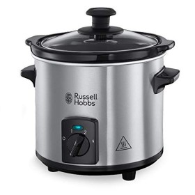 Russell Hobbs Mijoteur Electrique [Programmable] Compact Home 2 L, Cuve en ceramique amovible, 3 Températures réglables, Ma